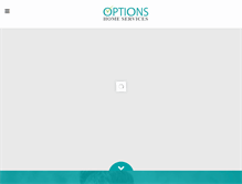 Tablet Screenshot of optionshomeservices.com